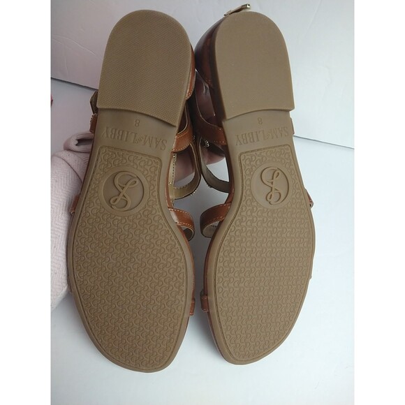 Sam & Libby Women's Rhonda Gladiator Sandal Whiskey  Size 8 Adjustable Strap - Picture 10 of 10